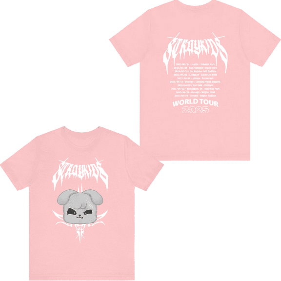 Stray Kids Merch 2025 World Tour Seung Min T-shirt Fashion Men Women Short Sleeve Casual Graphic Tee