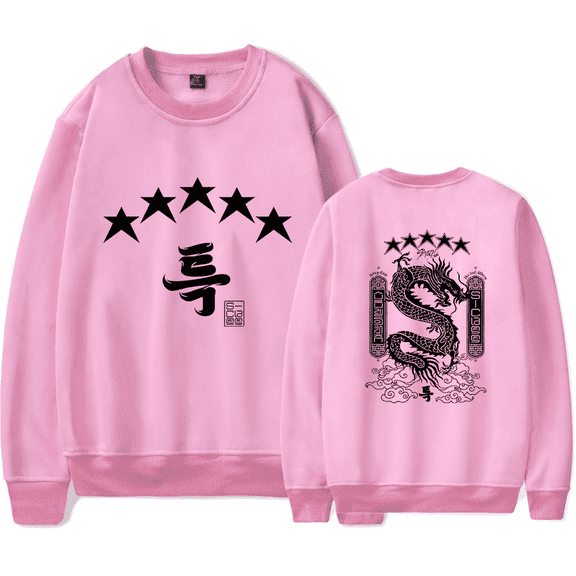 Stray Kids Merch 5-STAR Album Crewneck Long Sleeve Hoodie Fashion Men Women Tracksuit Pullover Coat Fans Gift Sweatshirt