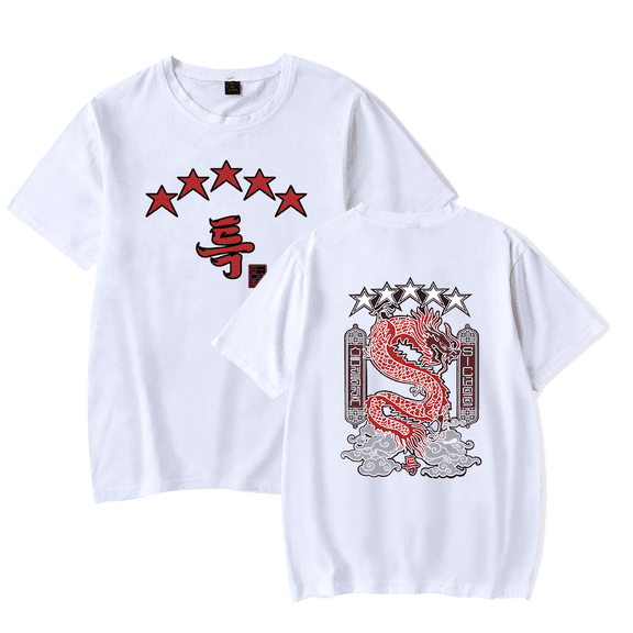 Stray Kids Merch 5-STAR Red Album T-shirt Tshirt tshirts Fashion Kpop Men Women shirt Sweatshirt Tee Casual T-shirts