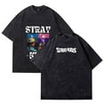 thumbnail image 1 of Stray Kids Merch Cotton Vintage Wash T-shirt unisex round neck pure cotton short sleeved pattern T-shirt, 1 of 5