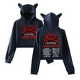 thumbnail image 1 of Stray Kids Merch Hoodie Cat Ear Fashion Street Trend Women's Short Hoodie Sportswear, 1 of 2