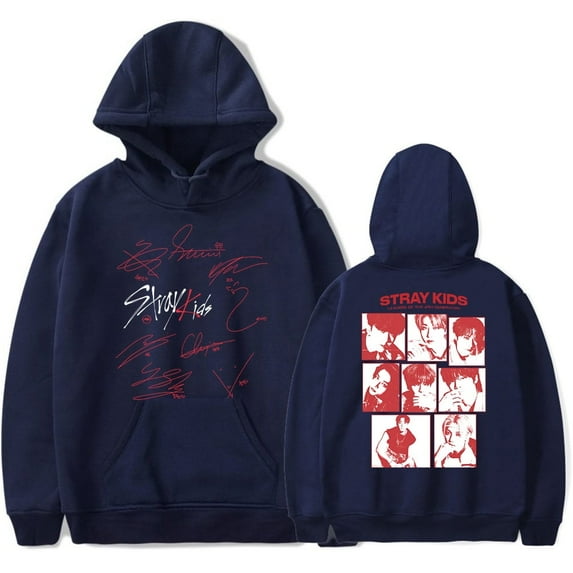 Stray Kids Merch Hoodie Hip Hop Fashion Casual Neutral Sports Long Sleeve Hoodie Street Wear