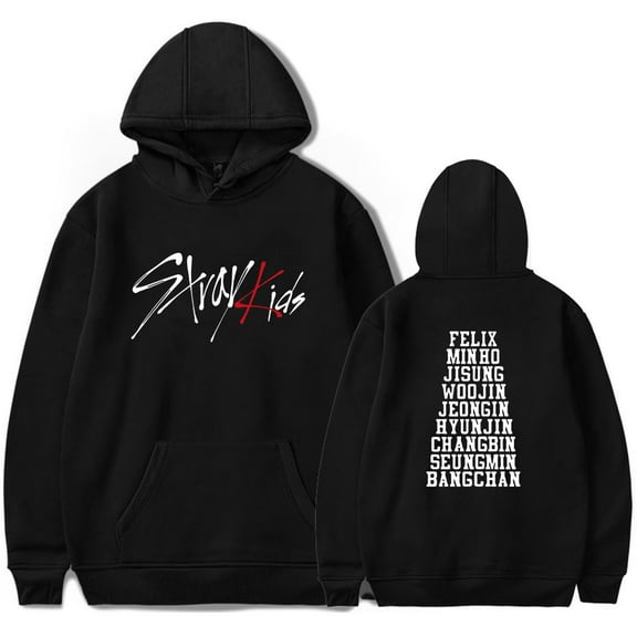 Stray Kids Merch Hoodie Long Sleeve Streetwear Women Men Hooded Kpop Sweatshirt