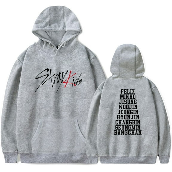 Stray Kids Merch Hoodie Long Sleeve Streetwear Women Men Hooded Kpop Sweatshirt
