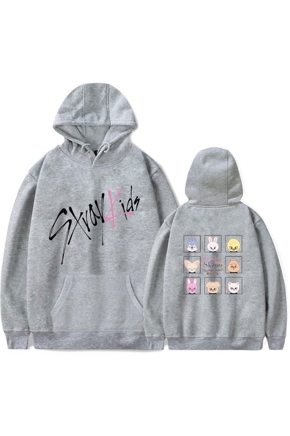 Stray Kids Merch Hoodies New Logo Kpop Felix Hyunjin Fashion Cool Hoodie Men Women Sweatshirts Cosplay Long Sleeve