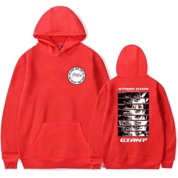 Stray Kids Merch Hoodies, fashionable casual men's and women's long sleeved hooded sportswear, street wear