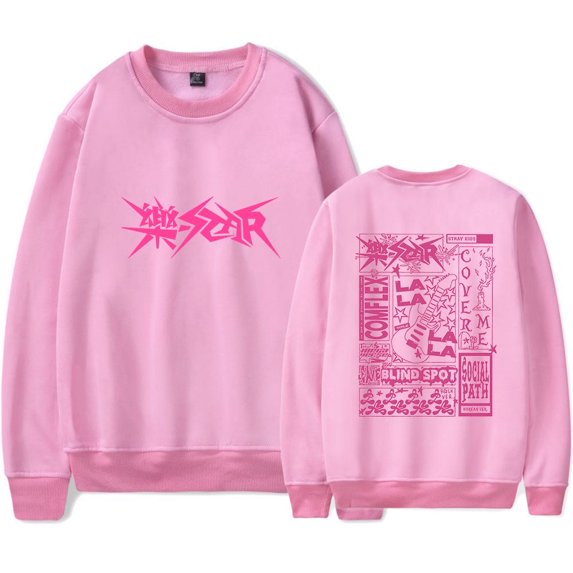 Stray Kids Merch Long Sleeve Crewneck Sweatshirt For Men/Women Winter Casuals Streetwear Top