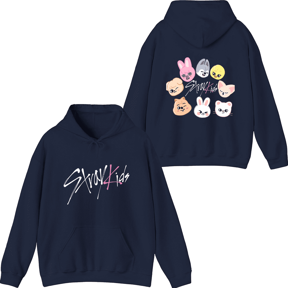 マツ　SKZOO服 Stray Kids Merch SKZOO Hoodie Fashion Unisex Men Women Long