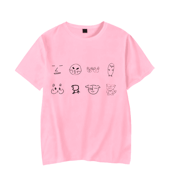 Stray Kids Merch T Shirts Simple Drawing T-Shirt Casual Fashion Tee Short Sleeves For Fans Mens Women Summer Top