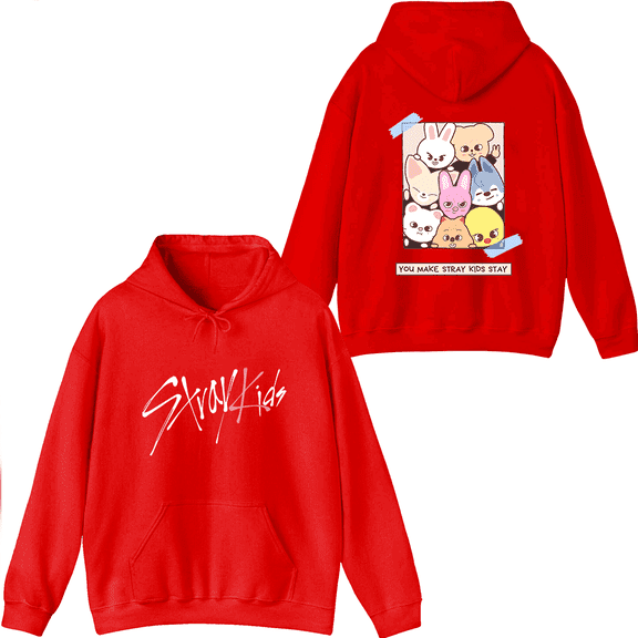Stray Kids Merch You Make Stray Kids Stay Hoodie Fashion Unisex Men Women Long Sleeve Pullover Tops