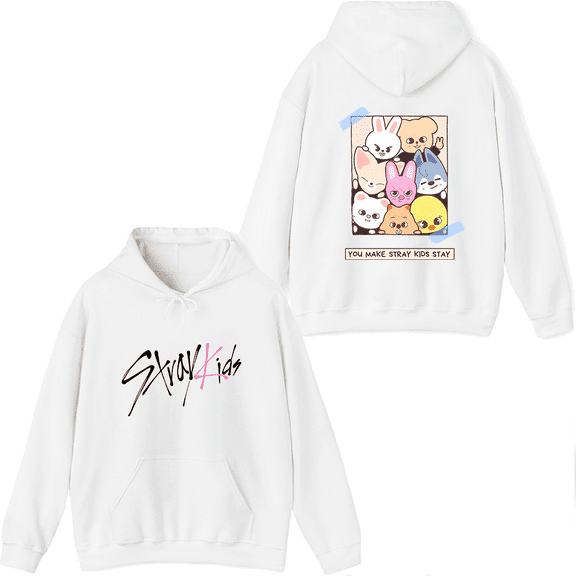 Stray Kids Merch You Make Stray Kids Stay Hoodie Fashion Unisex Men Women Long Sleeve Pullover Tops