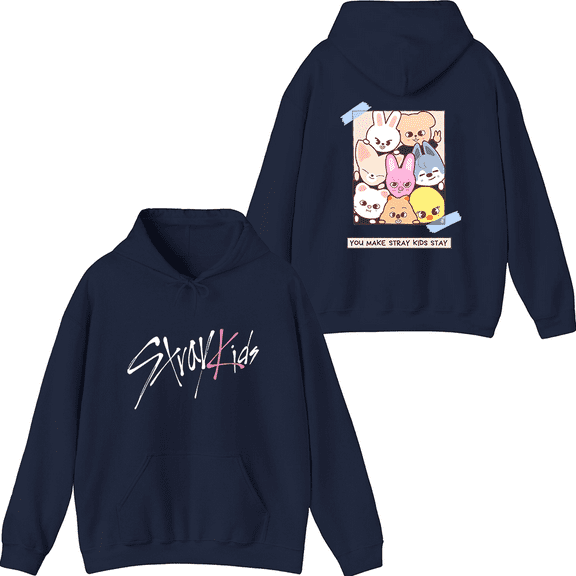 Stray Kids Merch You Make Stray Kids Stay Hoodie Fashion Unisex Men Women Long Sleeve Pullover Tops