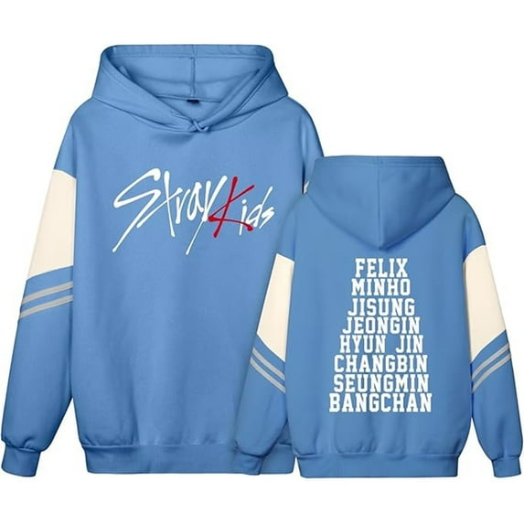 Stray Kids Merchandise Hoodie Fashion Long Sleeve Pullover Casual Comfortable For Fans Clothing