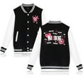 thumbnail image 1 of Stray Kids New album hip-hop clothing men's and women's long sleeved baseball jackets, 1 of 2