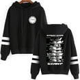 thumbnail image 1 of Stray Kids Parallel bar sleeve pocket fashionable retro street style men's and women's long sleeved hooded sweatshirt, 1 of 2