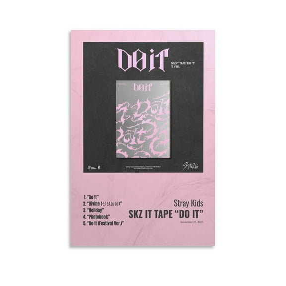 Stray Kids Poster Do It Art Poster Canvas Painting Decor Wall Print Photo Gifts Home Modern Decorative Posters 12x18inch(30x45cm)