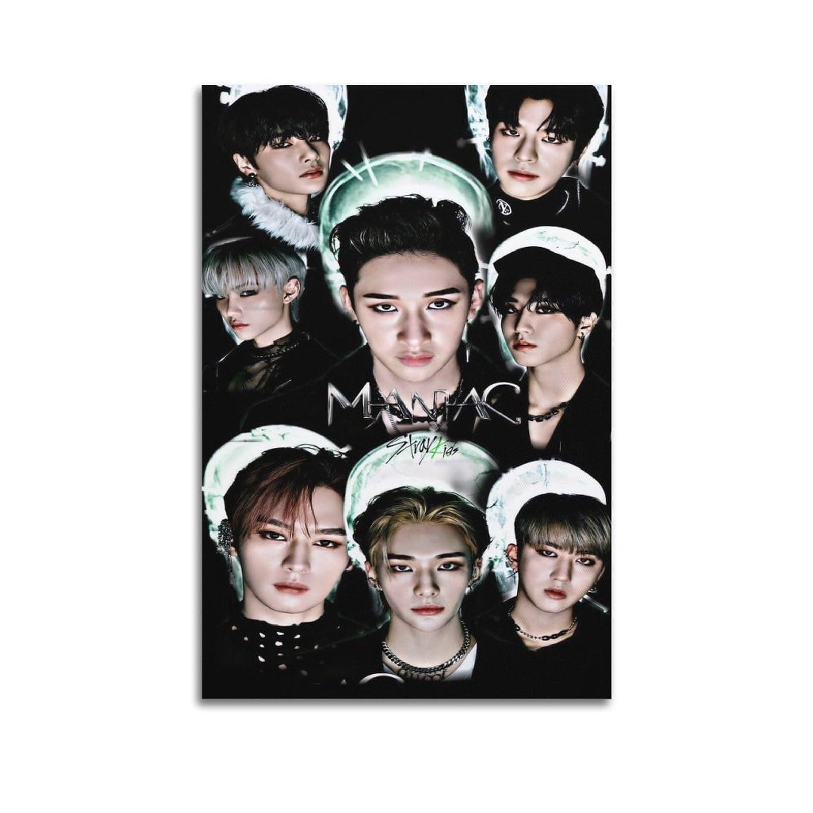 Stray Kids Poster Kpop Skz Korean Band Canvas Art Poster Bedroom Gym ...