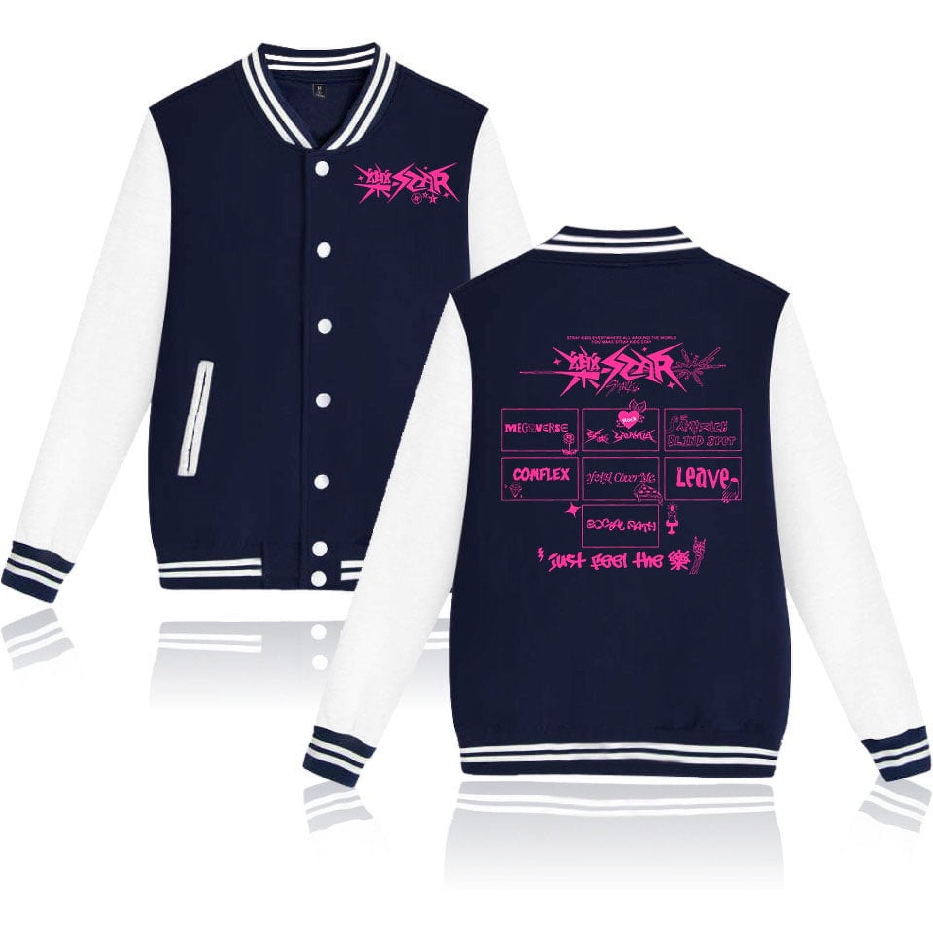 Stray Kids ROCK-STAR Album Baseball Jacket HipHop Clothes