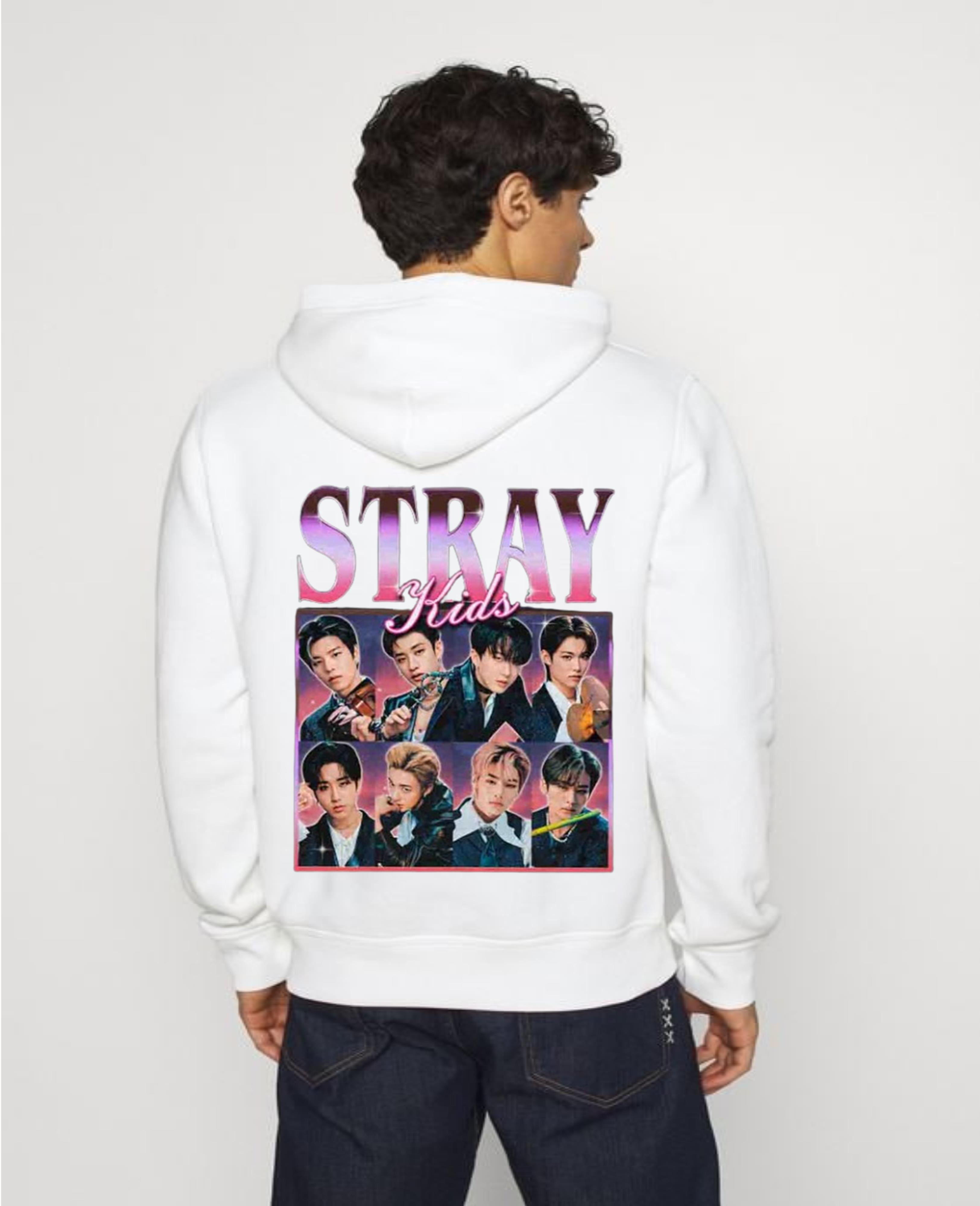Stray Kids Retro Classic Hoodie, Stray Kids Merch, Kpop Bootleg Shirt