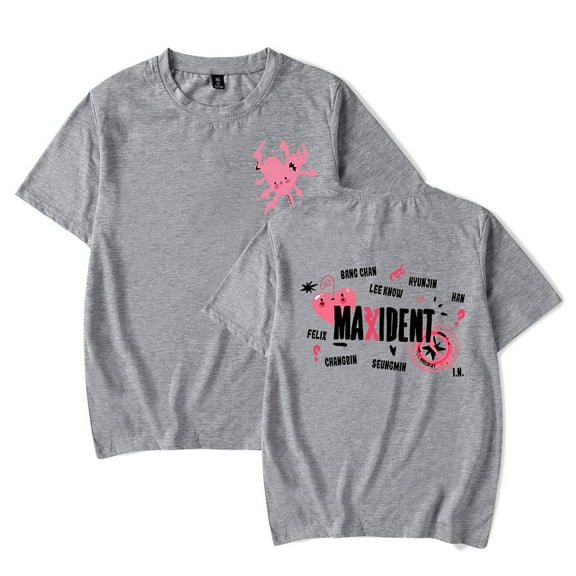 Stray Kids Retro street women's men's fashionable casual short sleeved T-shirt top