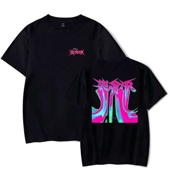 Stray Kids Rock Star Album T-Shirt Merch Summer For Women/Men Kpop Short Sleeve Tshirt Top Streetwear