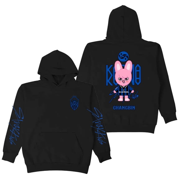 Stray Kids SKZ Karma CHANGBIN Merch Hoodie Long Sleeve Streetwear Women Men Hooded Sweatshirts