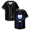 thumbnail image 1 of Stray Kids SKZ Karma HYUNJIH Merch Baseball Jersey Short Sleeve Button-up Shirts Women Men Streetwear Tops, 1 of 2