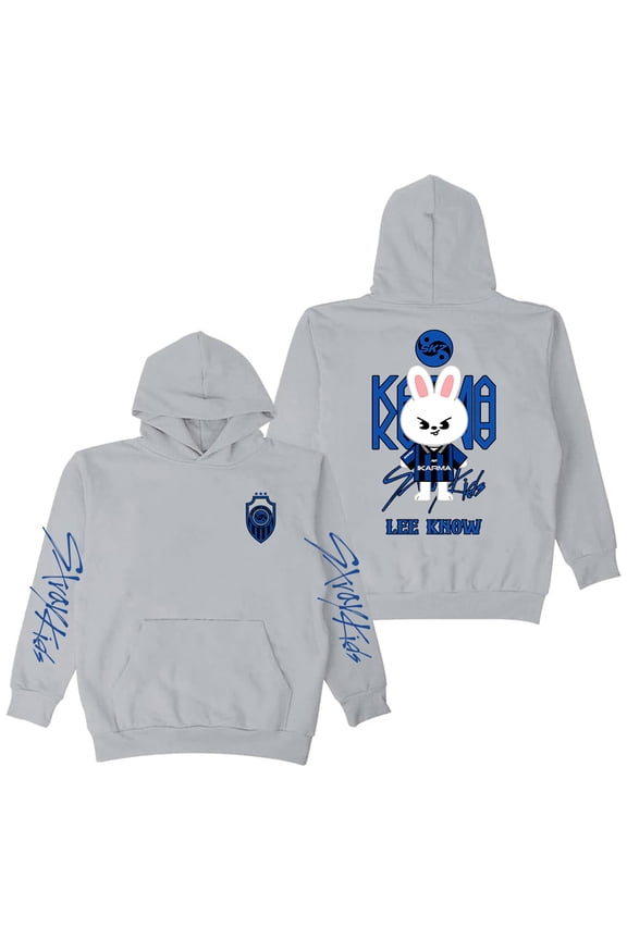 Stray Kids SKZ Karma LEE KNOW Merch Hoodie Long Sleeve Streetwear Women Men Hooded Sweatshirts