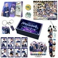 thumbnail image 1 of Stray Kids Bang Chan Kpop Star Photo Card,Star Peripheral Keychain Sticker Small Card Hanging Rope Set, Gift for Friends, 1 of 2