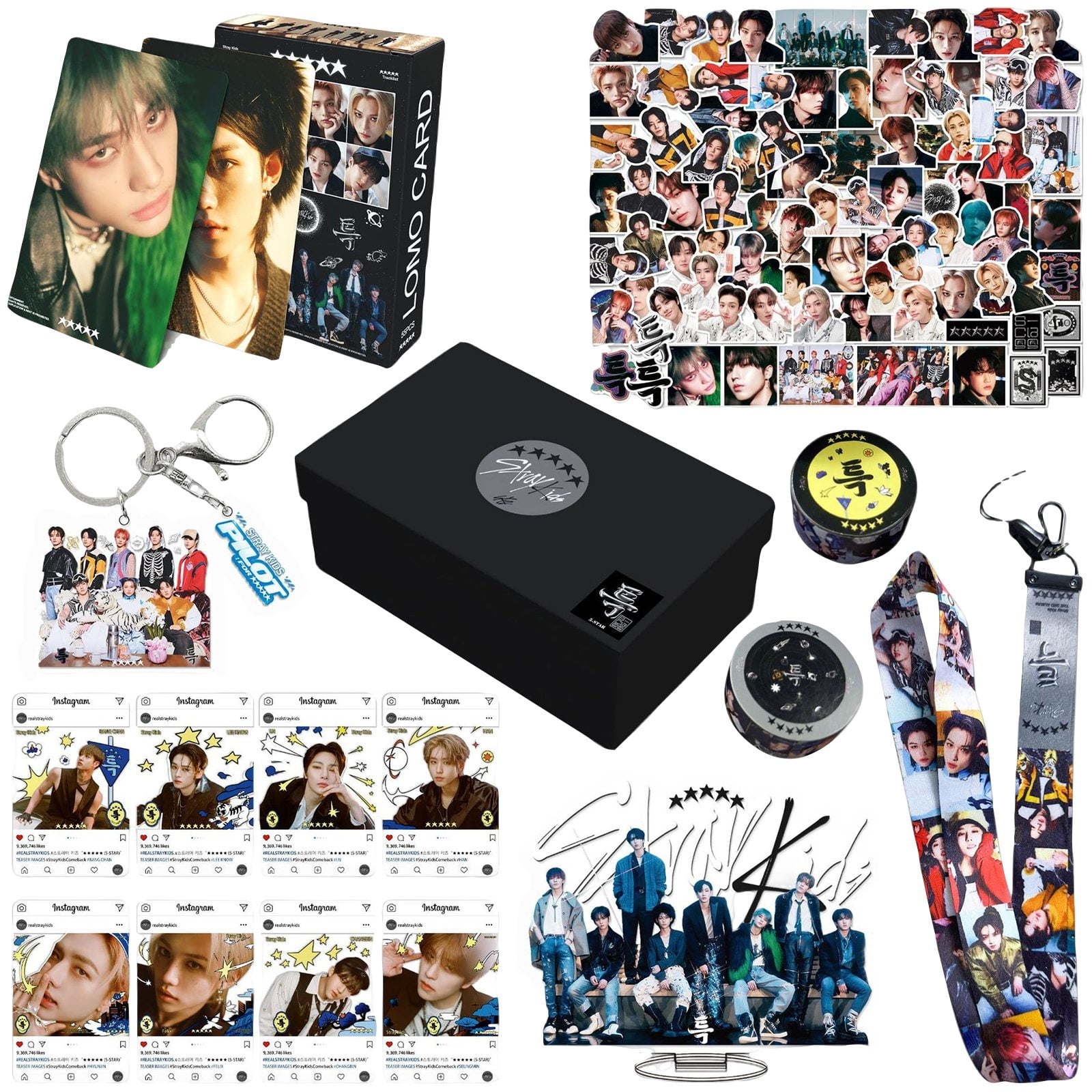 Stray Kids -SKZOO K-Pop Merchandise Gift Box Set with Photo Cards