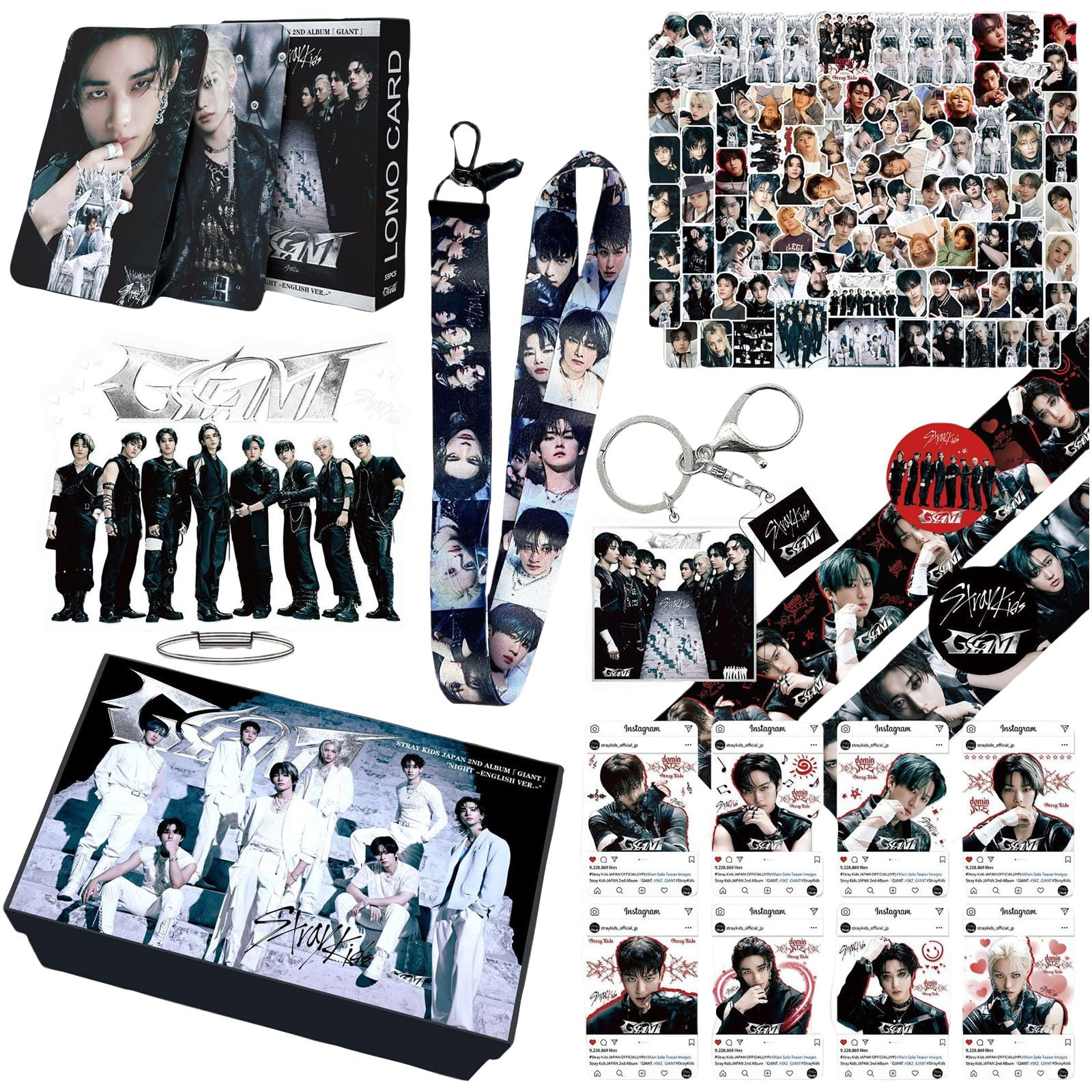 Stray Kids -SKZOO K-Pop Merchandise Gift Box Set with Photo Cards