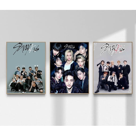 Stray Kids Set | Stray Kids Wall Art | Kpop Boy Group Decor | SKZ Aesthetic Decor| Kpop Room Decor | Fast Shipping!