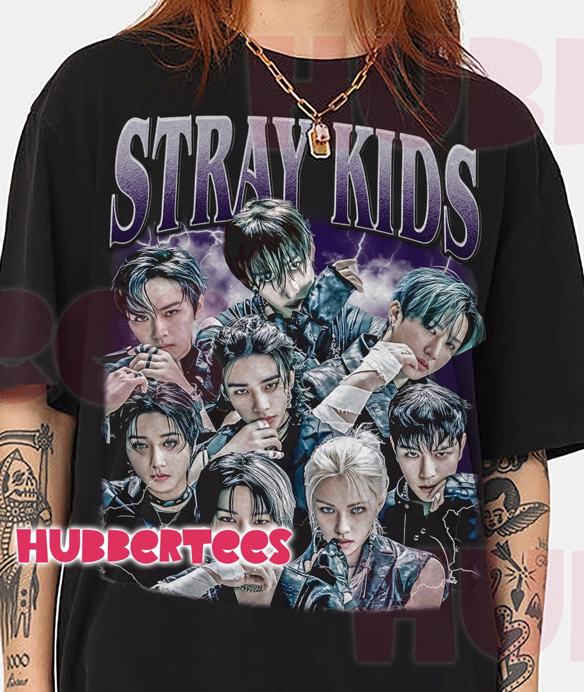 Stray Kids Double Sided T-shirt, Dominate World Tour Shirt