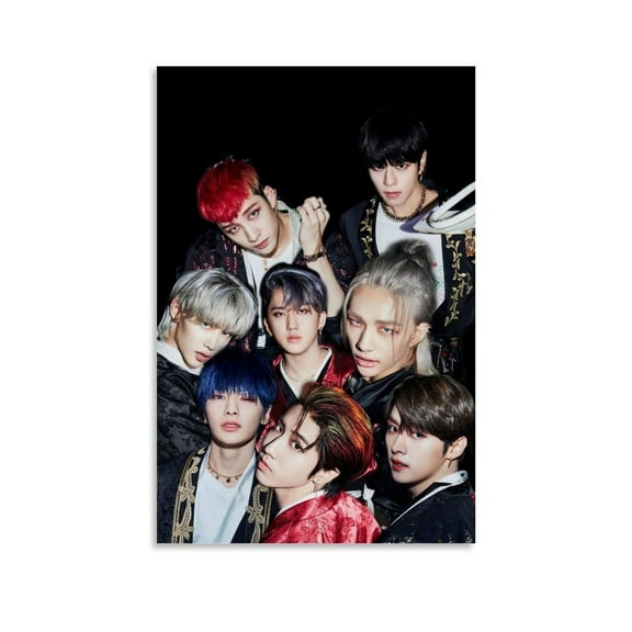 Stray Kids Skz Kpop Canvas Art Painting Decor Wall Poster - Bedroom & Gym Decorative Gift