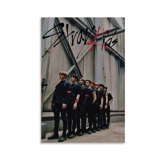 Stray Kids Skz Kpop Canvas Art Painting - Wall Poster for Bedroom & Gym - Decorative Gift