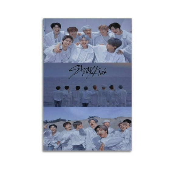 Stray Kids Skz Kpop Canvas Art Poster Bedroom Gym Decorative Gift Wall Art Hanging Decor for Modern Family Corridor Posters