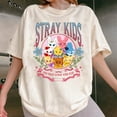 thumbnail image 1 of Stray Kids Skzoo Characters Shirt, Stray Kids World Tour T-Shirt, Bang Chan, Felix, Han, Hyunjin,White color,size XL, 1 of 1