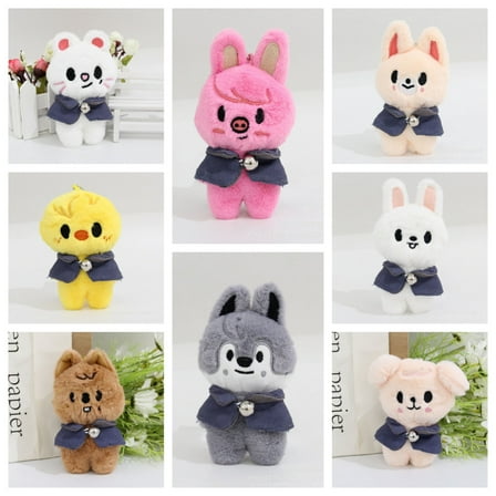 Stray Kids Skzoo Plush 9.84 Inch Plush Toy, Straykids Collectible Stuffed Toys Bag Charms, Great Choice Birthday Gifts for Fans and Kids - Foxi.ny