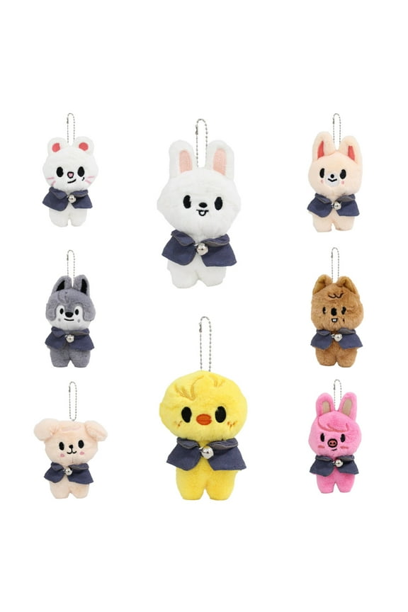 Stray Kids Skzoo Plush Keychains 4.7', Stray Kids stuffed plush toy Doll New Stray Kids Cute Stuffed Animals Toy, Great Choice Birthday Gifts for Fans and Kids - BbokAri Felix