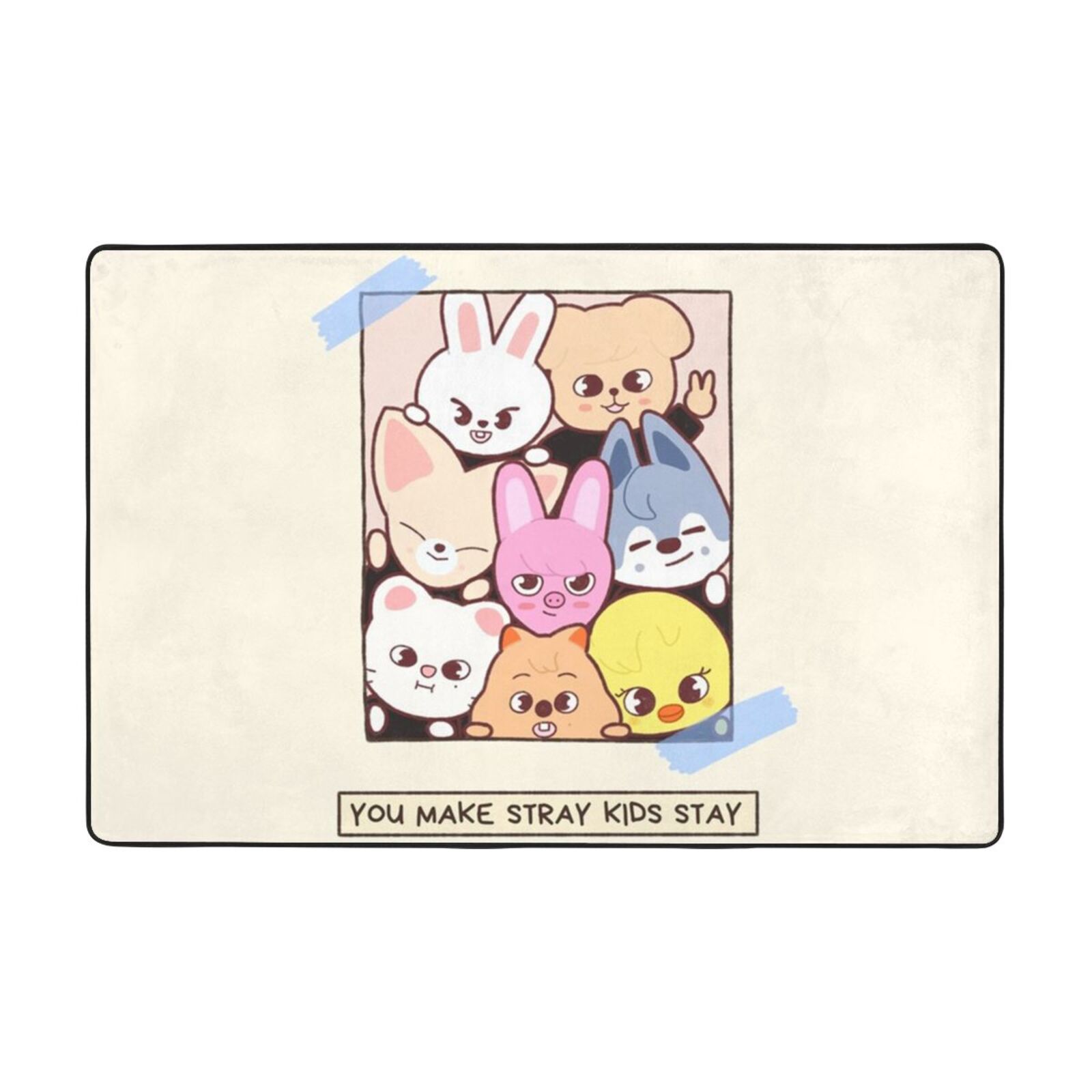 Stray Kids Rug Stray Kids Skzoo Rugs Washable Cover Floor Rug Carpets Bathroom ...