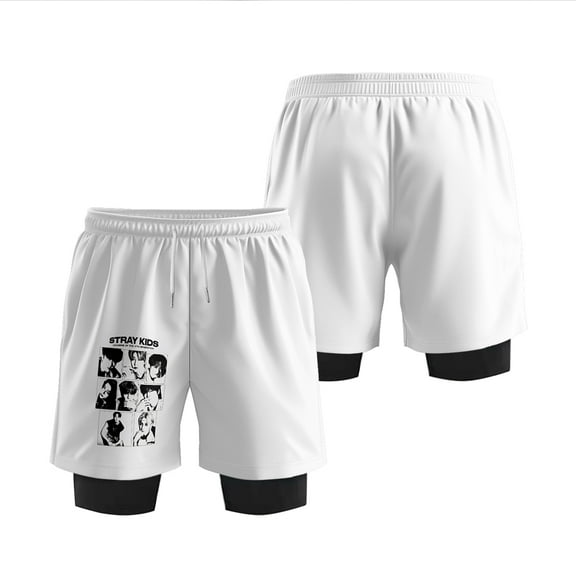 Stray Kids Summer women's men's fashionable casual vacation two-piece shorts