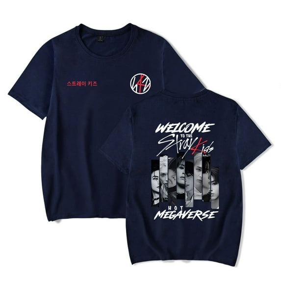 Stray Kids T-Shirt Merch For Women/Men Unisex Short Sleeve Tshirt Streetwear Top