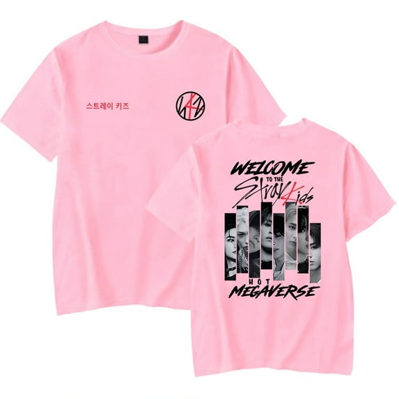 Stray Kids T-Shirt Merch For Women/Men Unisex Short Sleeve Tshirt Streetwear Top