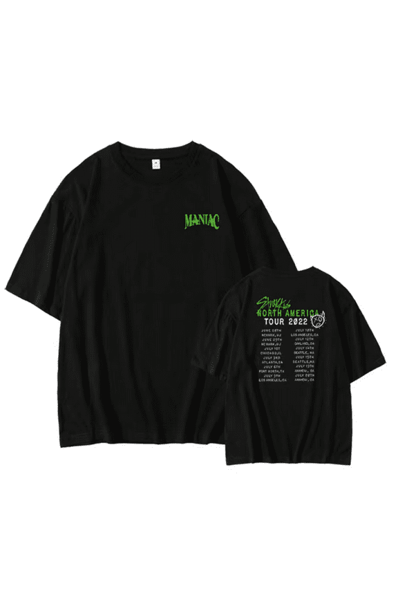 Stray Kids T-shirt Korean Fashion Kpop Graphic Oversized Men Cotton Short Sleeve Tee Women Top Summer Streetwear Couple Clothing