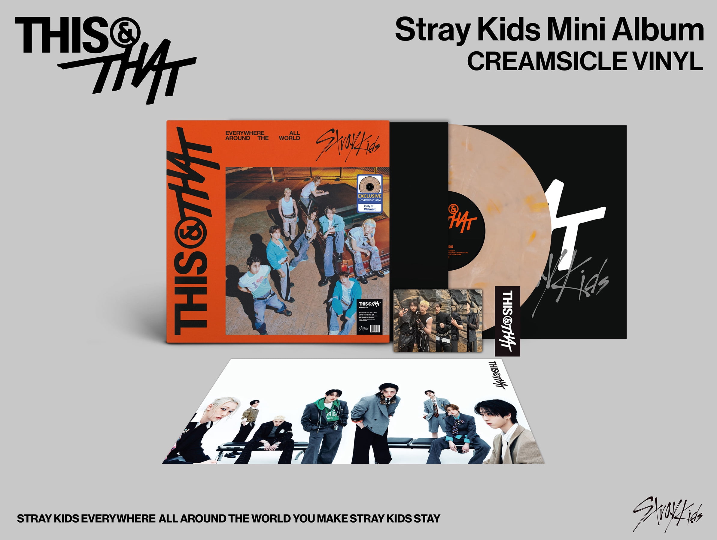 Stray Kids - THIS & THAT (Walmart Exclusive) - CREAMSICLE Vinyl
