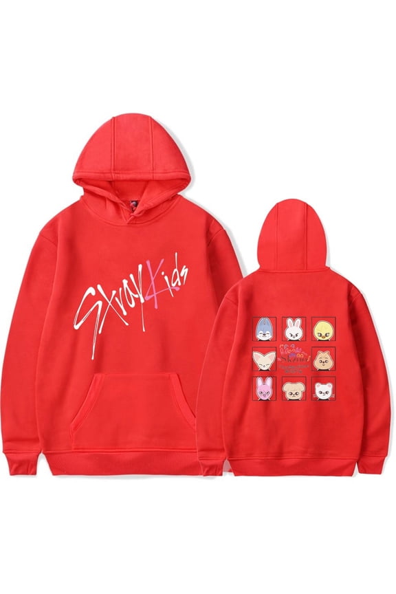 Tour Merch Hoodies New Logo Kpop Felix Hyunjin Fashion Cool Hoodie Men Women Sweatshirts Long Sleeve