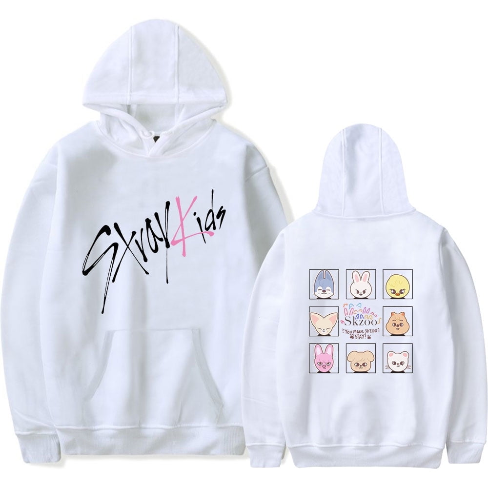 Stray Kids Tour Merch Hoodies New Logo Kpop Felix Hyunjin Fashion