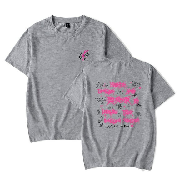 Stray Kids Tshirt Rock Star Album Merch Summer For Women/Men Kpop Short Sleeve T-Shirt Streetwear Top