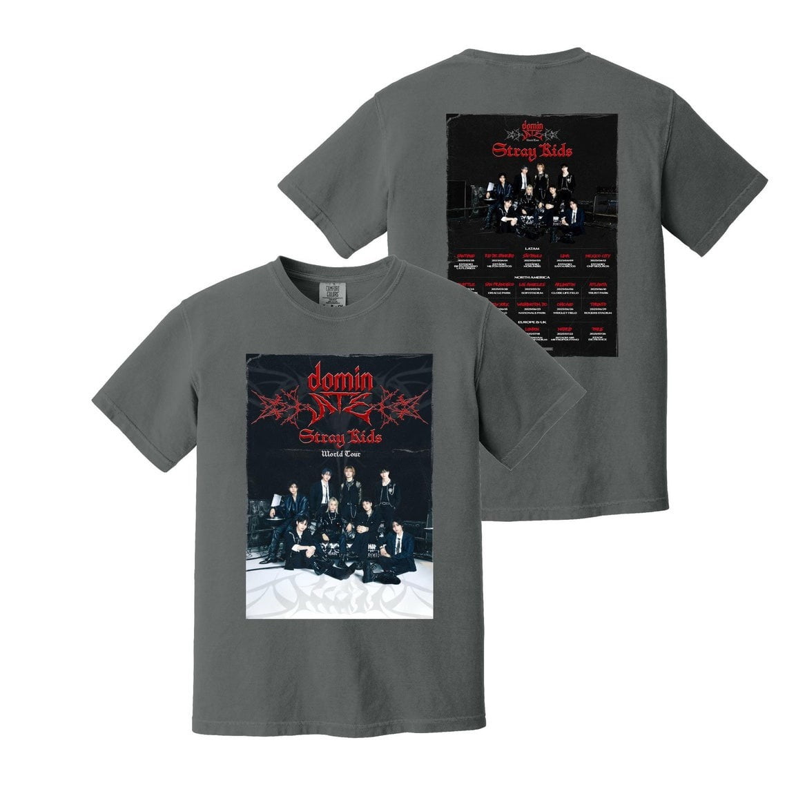 Stray Kids World Tour 2025 Tshirt, Dominate World Tour Shirt, Bang Chan