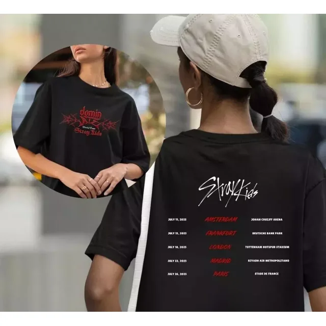 Stray Kids World Tour 2025 Tshirt, Stray Kids Europe Shirt Tshirt, XL